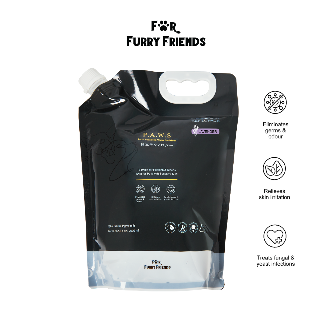 For Furry Friends Pets Activated Water Sanitizer (P.A.W.S) Lavender